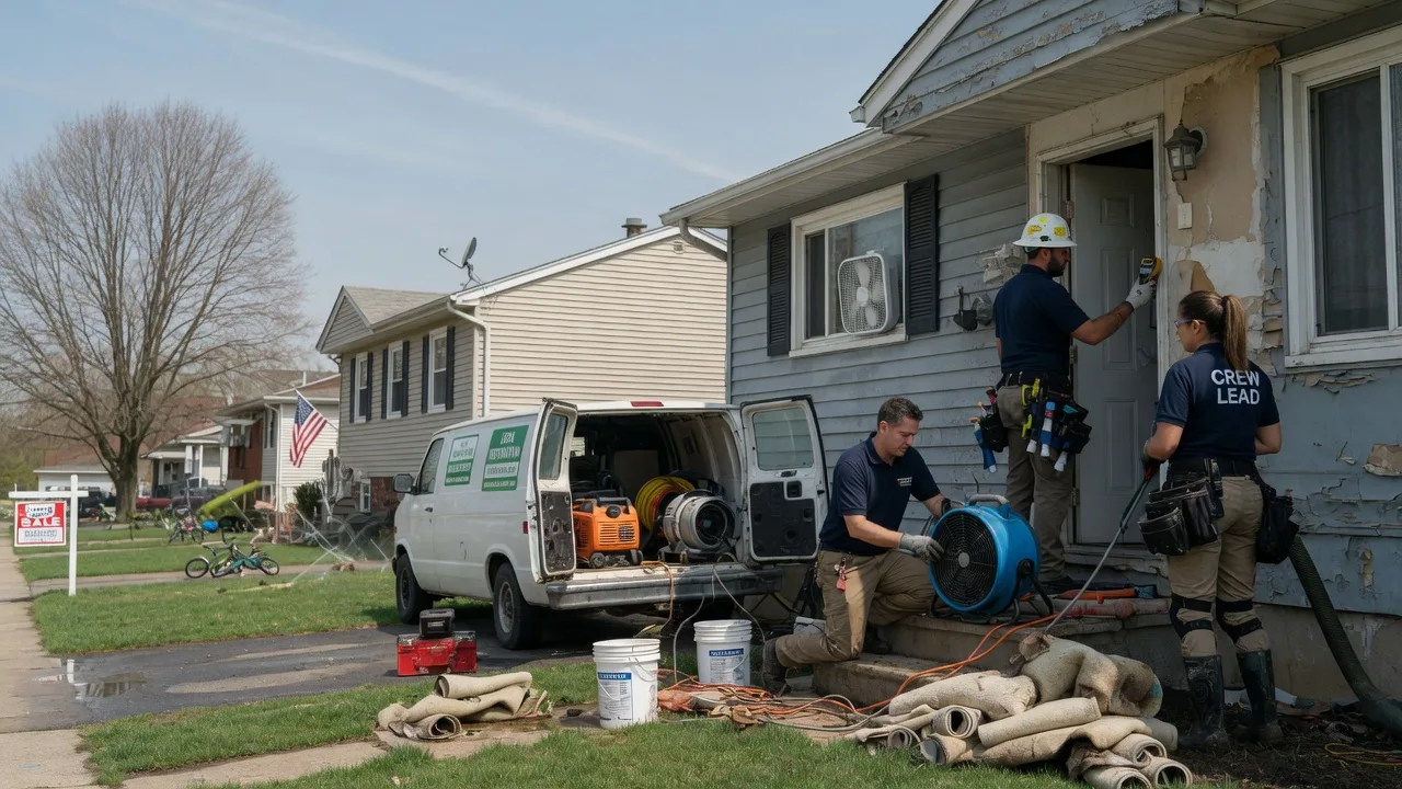 Flood Cleanup in Des Lacs, ND near me