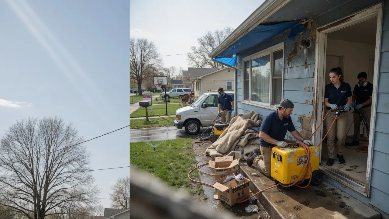 Basement Flood Cleanup in Des Lacs, ND near me